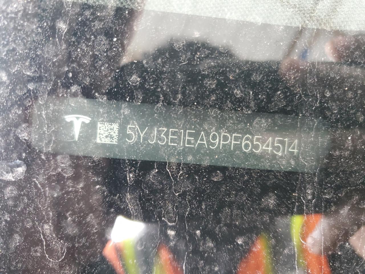 2023 Tesla Model 3 VIN: 5YJ3E1EA9PF654514 Lot: 90918025