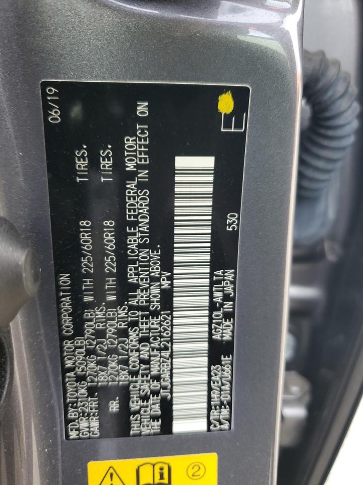 2020 Lexus Nx 300 VIN: JTJGARBZ4L2162621 Lot: 93339395