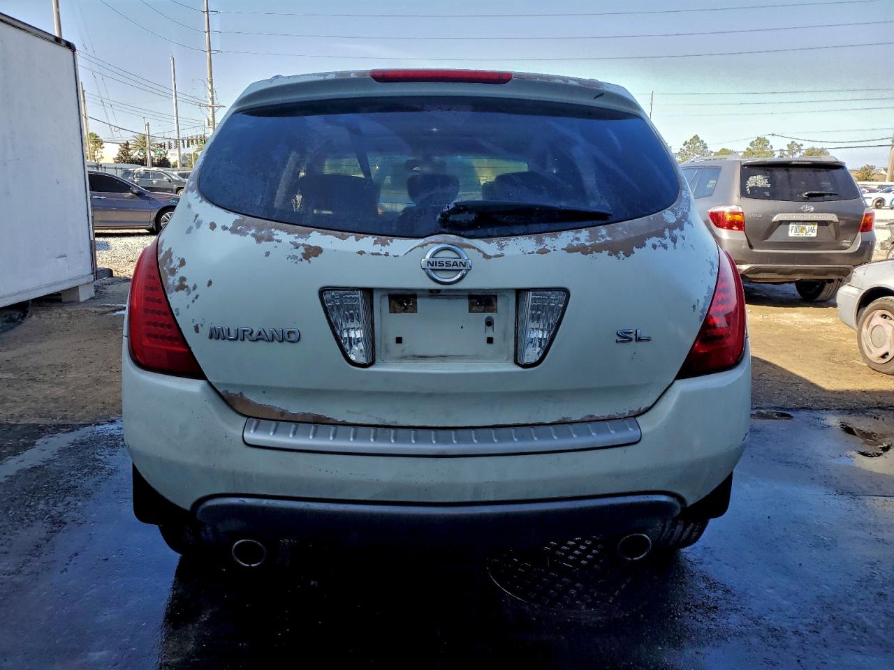 2007 Nissan Murano Sl VIN: JN8AZ08T87W511055 Lot: 94541855