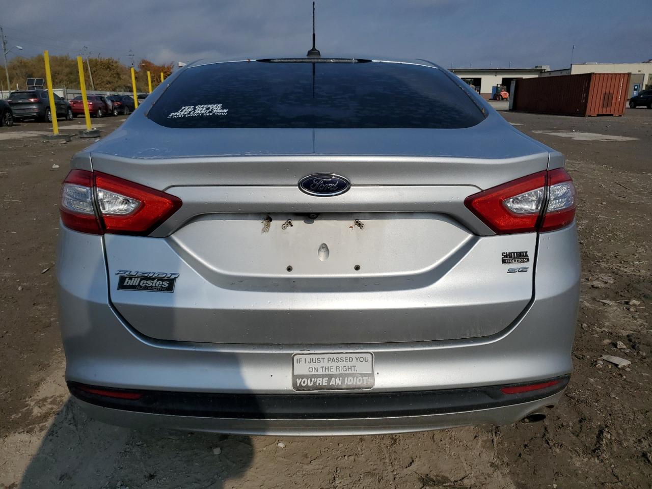 2016 Ford Fusion Se VIN: 3FA6P0H77GR344044 Lot: 91910215