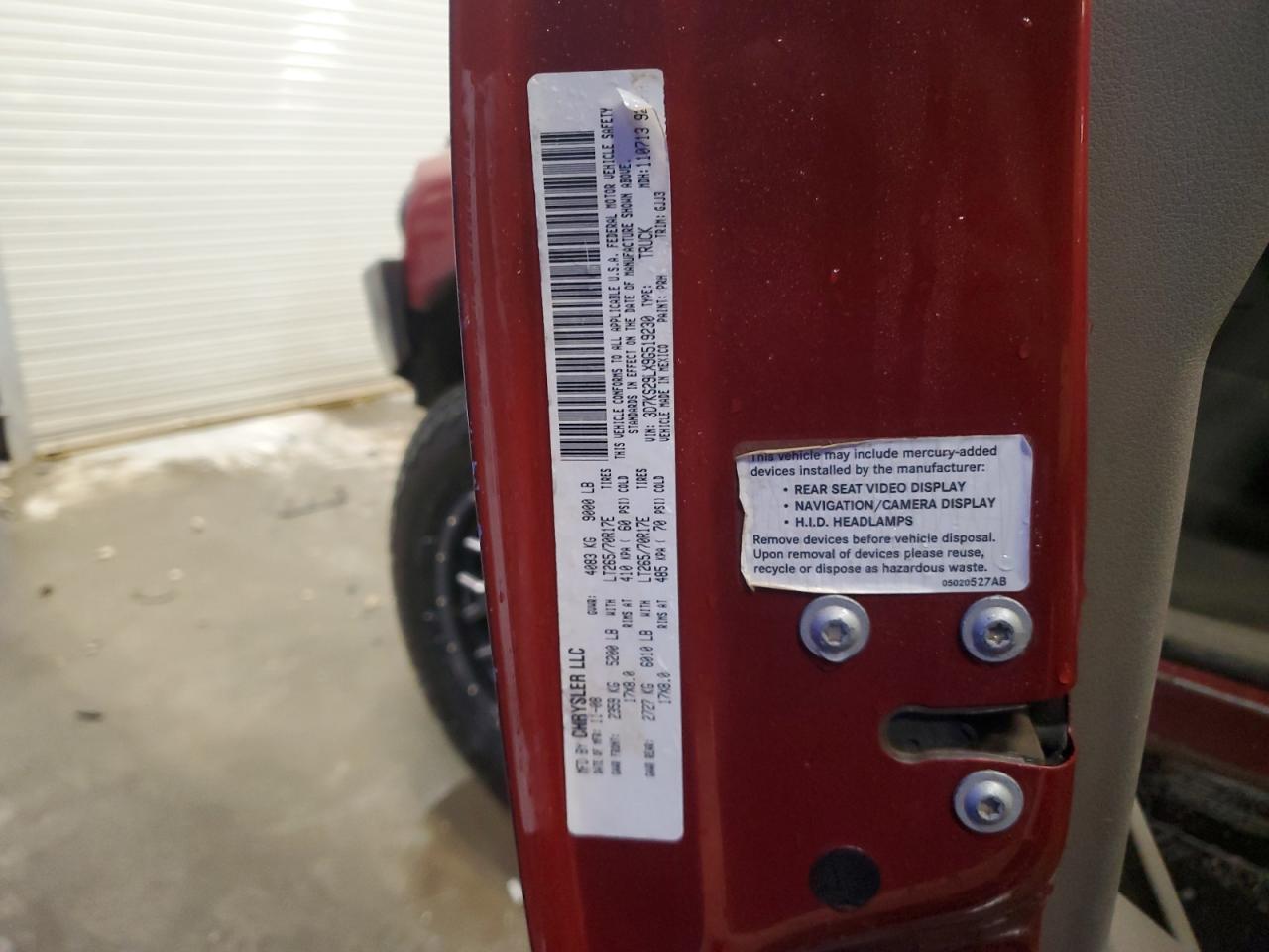 2009 Dodge Ram 2500 VIN: 3D7KS29LX9G519230 Lot: 91589275