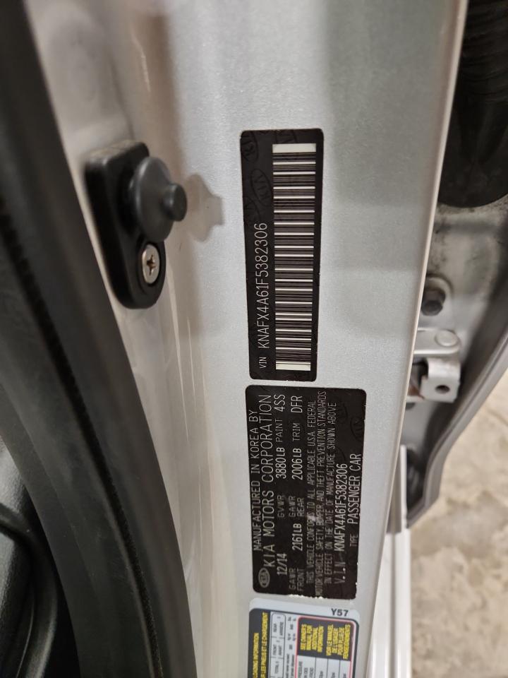 2015 Kia Forte Lx VIN: KNAFX4A61F5382306 Lot: 93445145