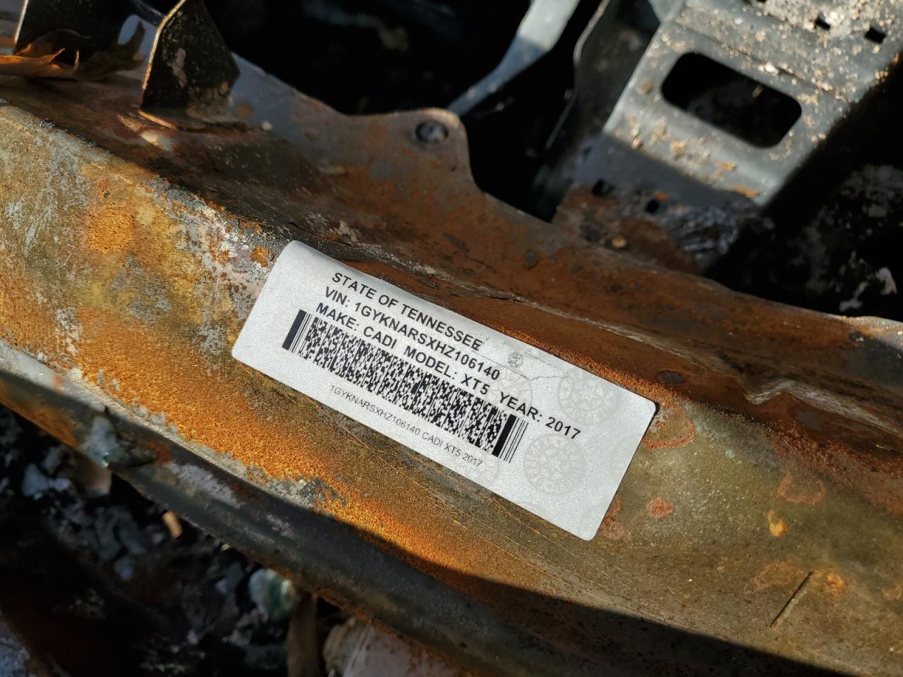 2017 Cadillac Xt5 VIN: 1GYKNARSXHZ106140 Lot: 80515425