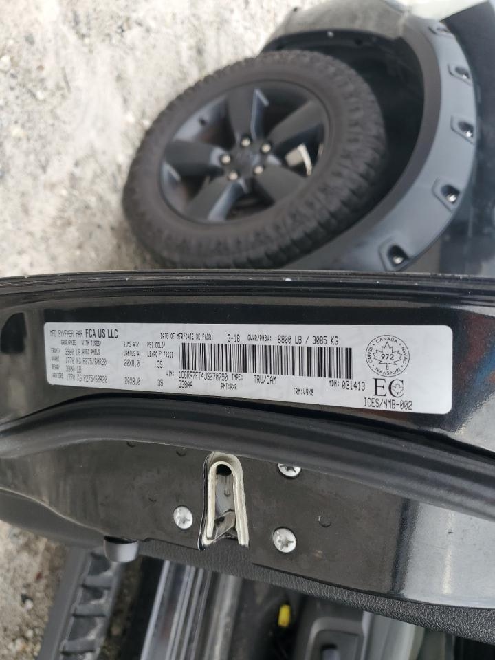 2018 Ram 1500 St VIN: 1C6RR7FT4JS270790 Lot: 90353835