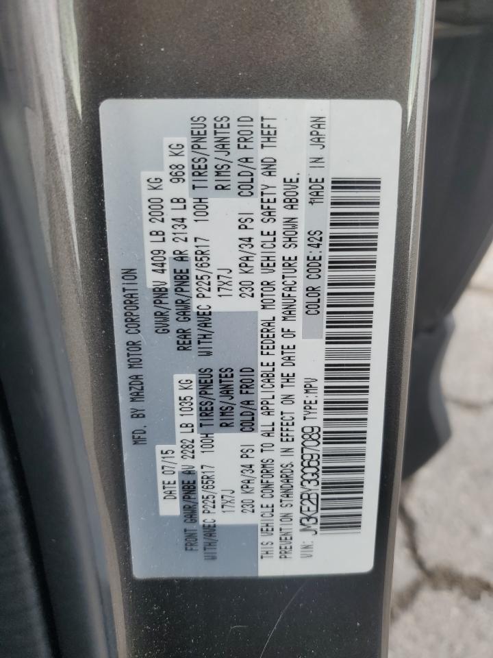 2016 Mazda Cx-5 Sport VIN: JM3KE2BY3G0697089 Lot: 93413075