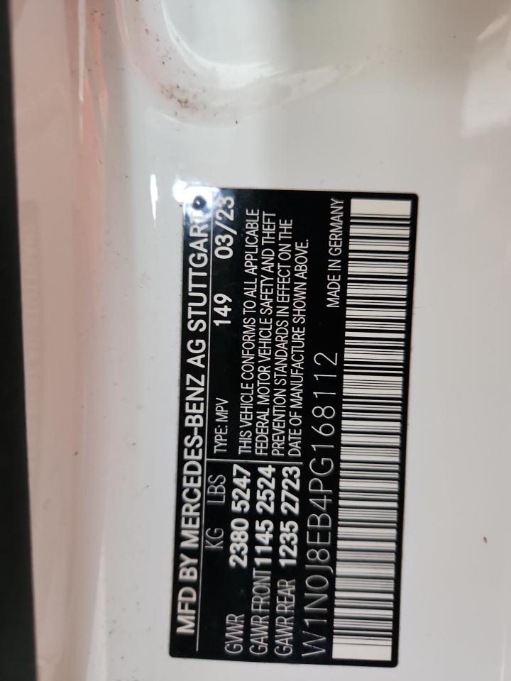 2023 Mercedes-Benz Glc Coupe 300 4Matic VIN: W1N0J8EB4PG168112 Lot: 93550475