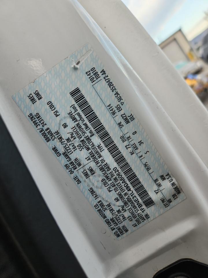 2009 Ford Econoline E350 Super Duty Wagon VIN: 1FBNE31L49DA60620 Lot: 92361615