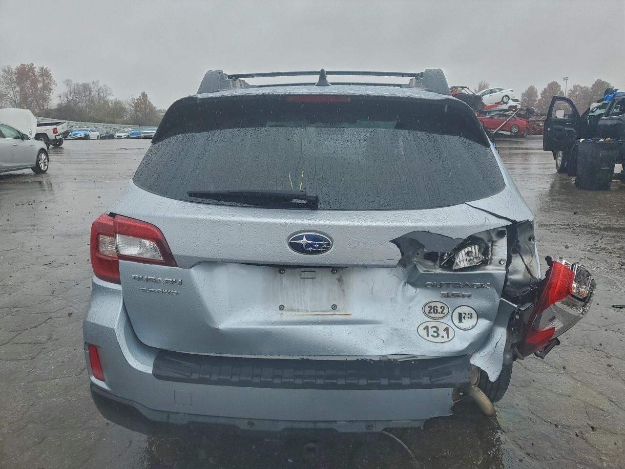 2017 Subaru Outback 3.6R Limited VIN: 4S4BSENC2H3256178 Lot: 93345985