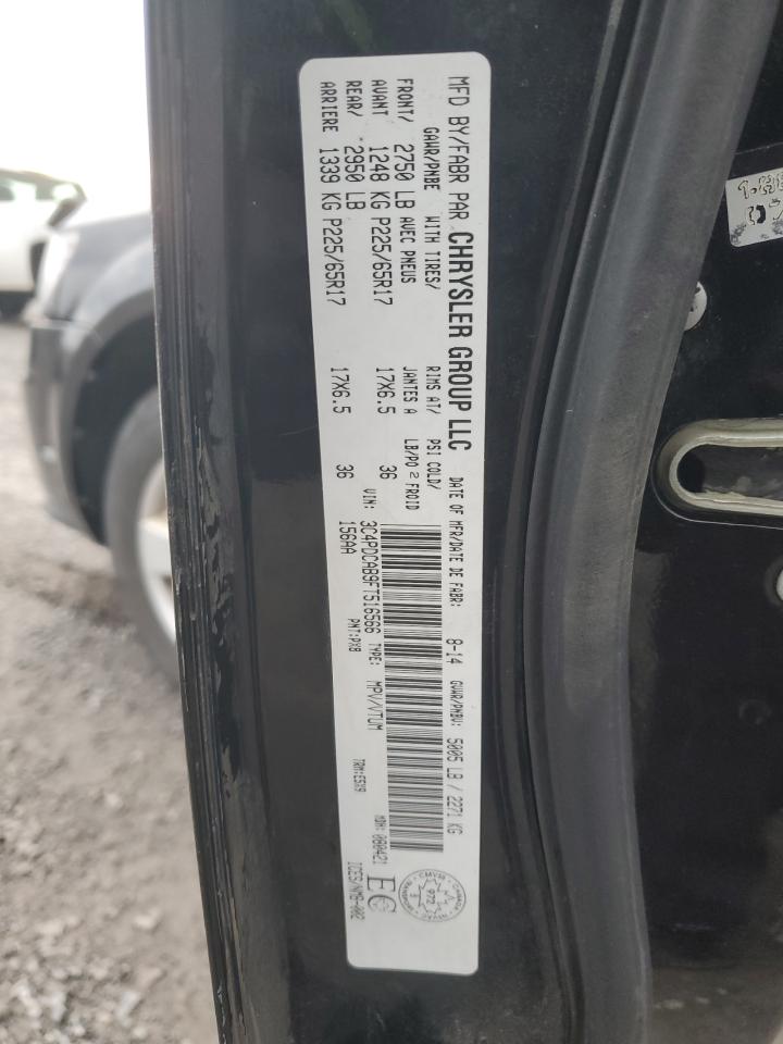 2015 Dodge Journey Se VIN: 3C4PDCAB9FT516566 Lot: 85433575