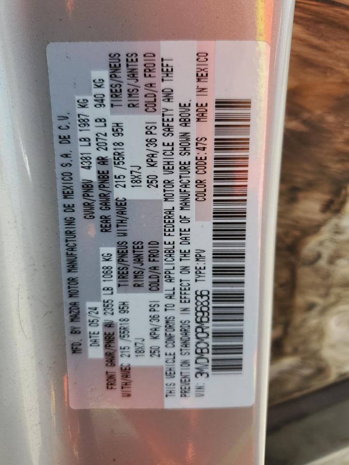 2024 Mazda Cx-30 Preferred VIN: 3MVDMBCM0RM696836 Lot: 91869195