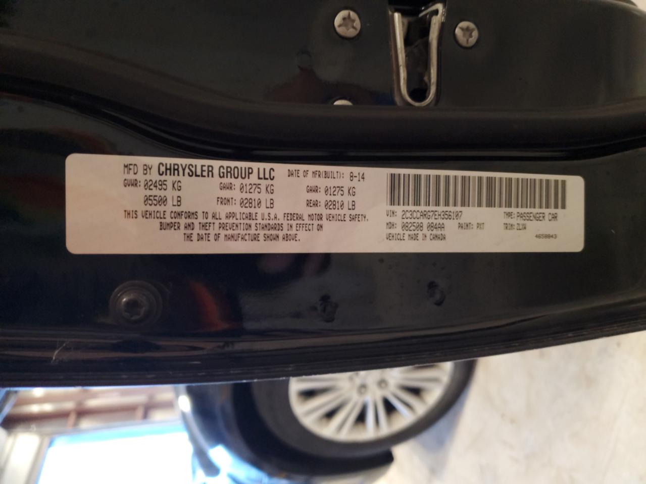 2014 Chrysler 300 VIN: 2C3CCARG7EH356107 Lot: 91983965