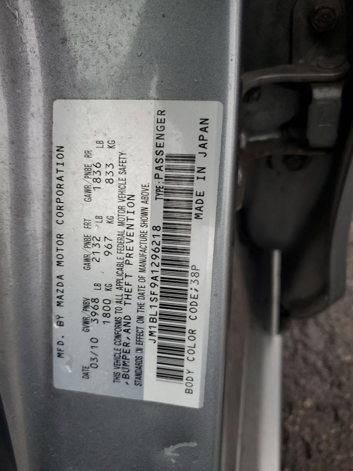 2010 Mazda 3 I VIN: JM1BL1SF9A1296218 Lot: 91878905