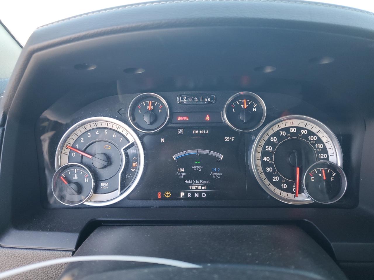 2015 Ram 1500 Laramie VIN: 1C6RR7VTXFS666098 Lot: 92449205