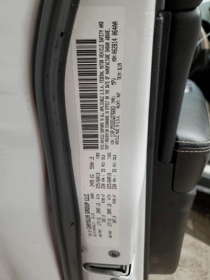 2014 Jeep Cherokee Limited VIN: 1C4PJMDS2EW276683 Lot: 93551485