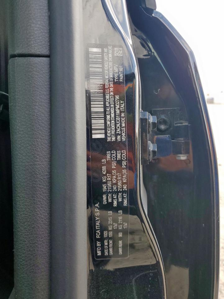 2021 Jeep Renegade Latitude VIN: ZACNJCB11MPM32796 Lot: 92902425