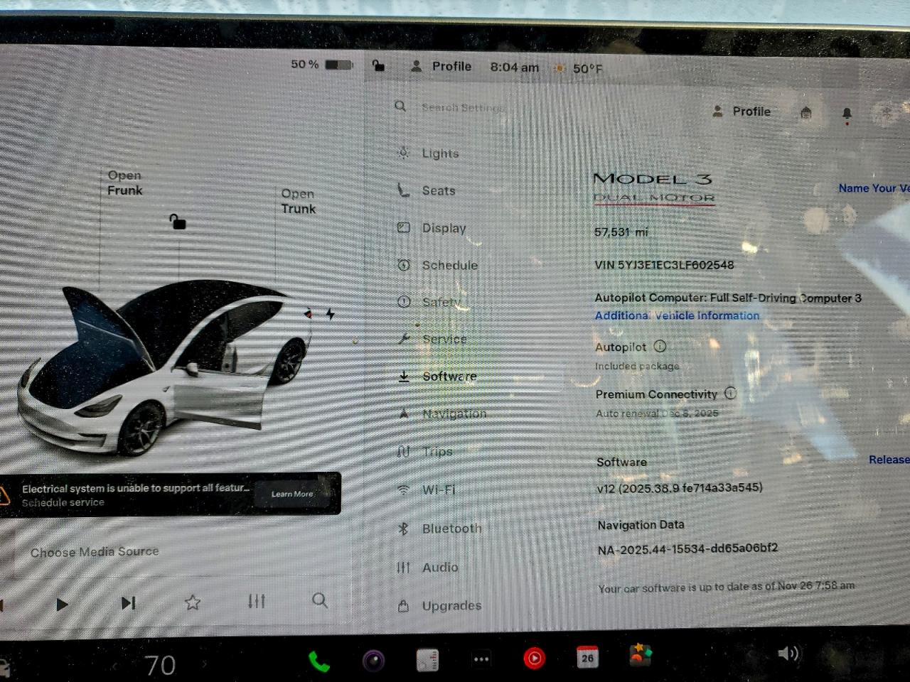 2020 Tesla Model 3 VIN: 5YJ3E1EC3LF602548 Lot: 93849765