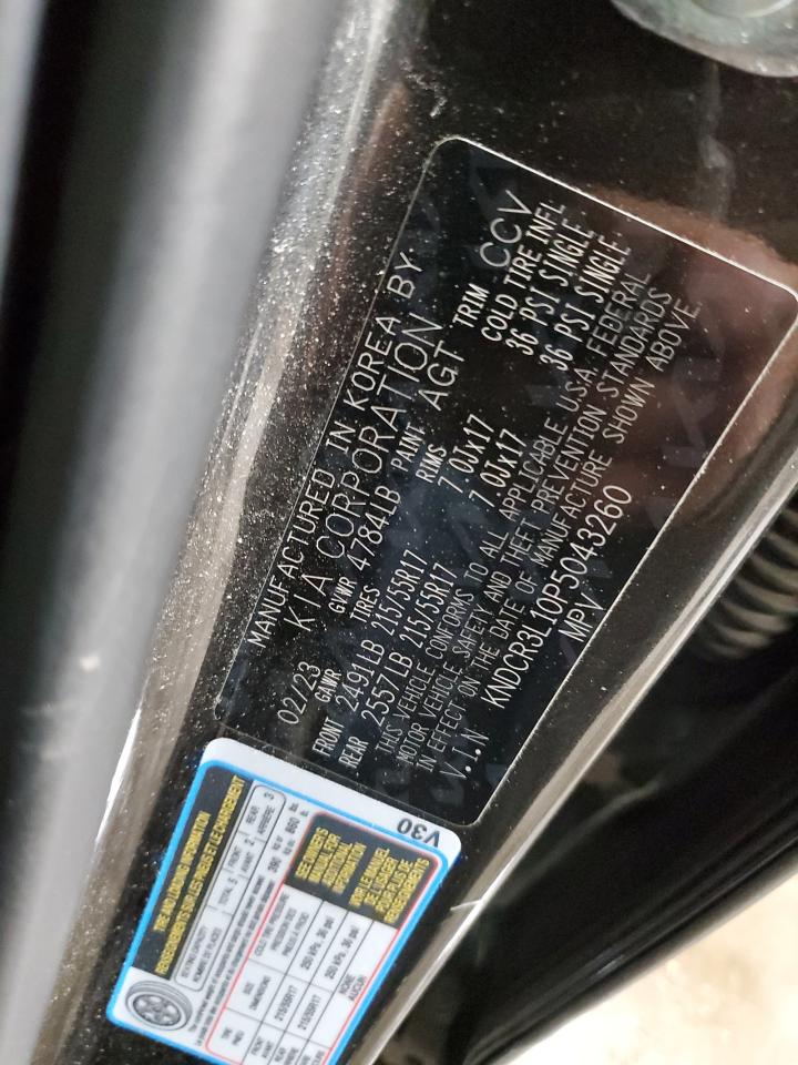 2023 Kia Niro Wind VIN: KNDCR3L10P5043260 Lot: 92901535