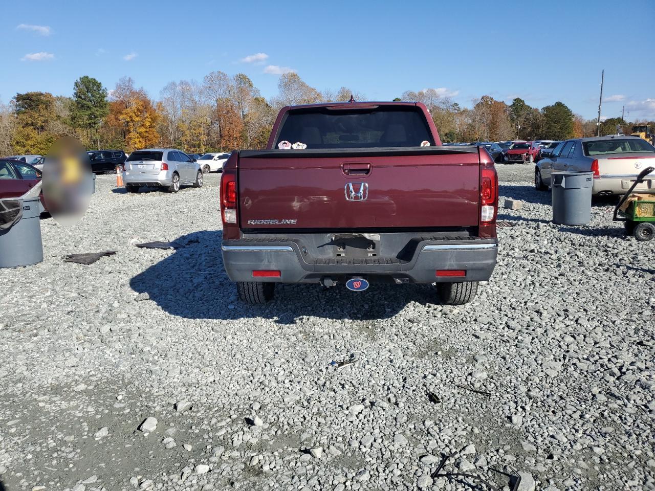 2017 Honda Ridgeline Rtl VIN: 5FPYK2F65HB011309 Lot: 91254925