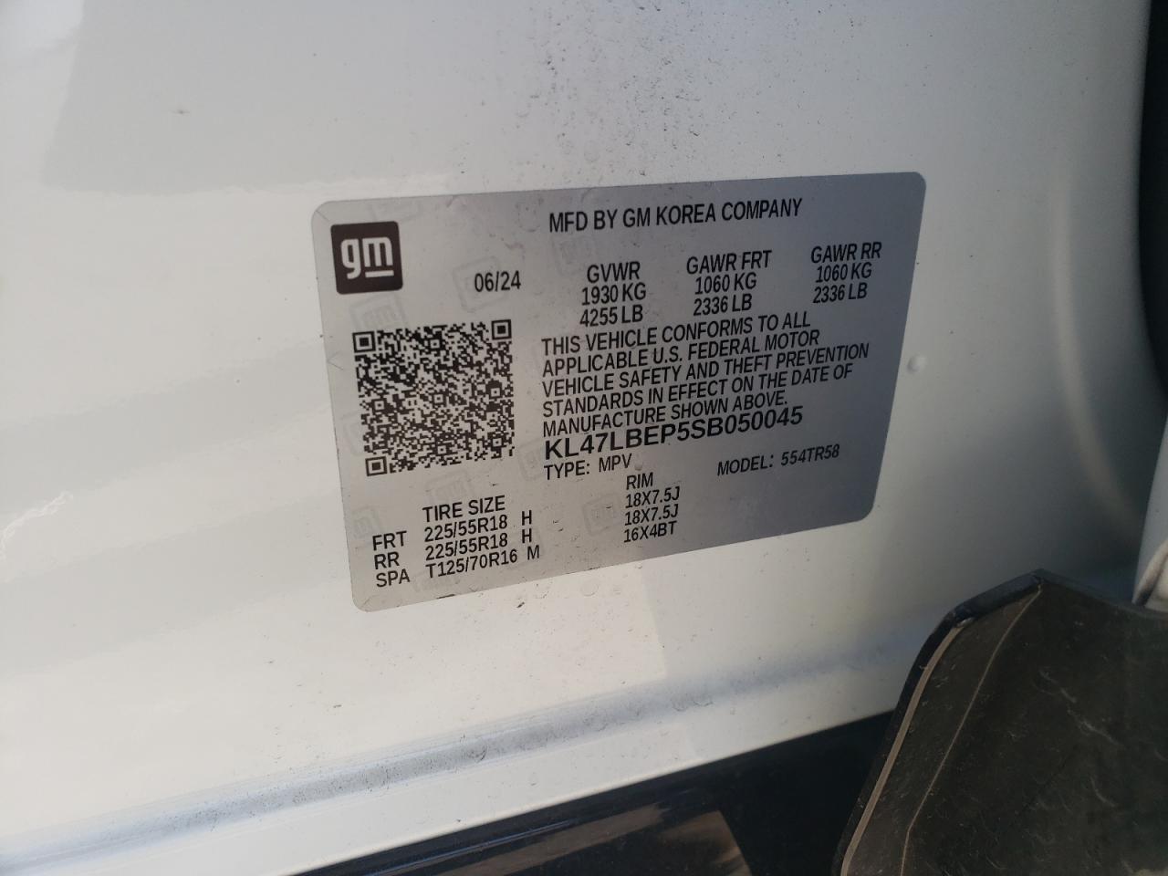 2025 Buick Envista Sport Touring VIN: KL47LBEP5SB050045 Lot: 91899825