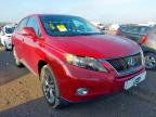 2012 LEXUS RX 450H 3.5 ADVANCE 5DR CVT AUTO [SUNROOF] for sale at Copart YORK
