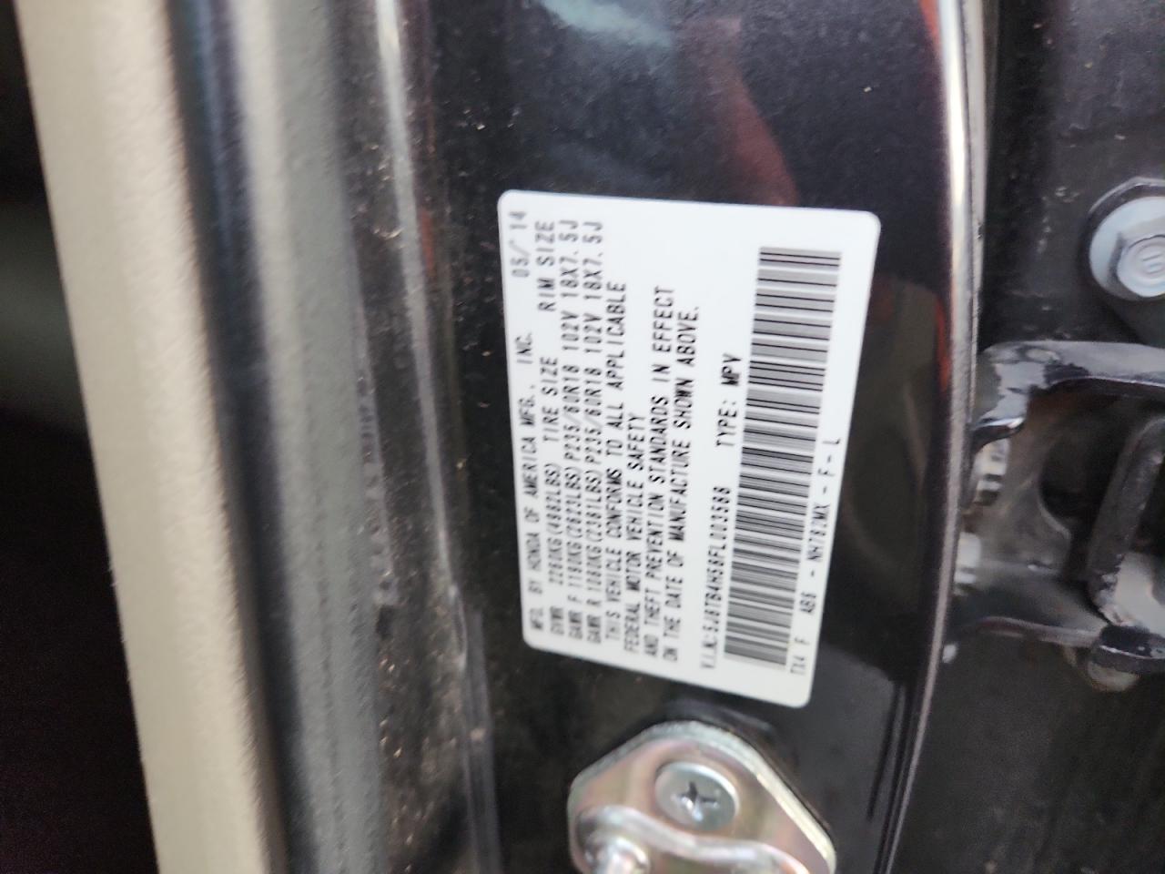 2015 Acura Rdx Technology VIN: 5J8TB4H58FL003588 Lot: 93075085