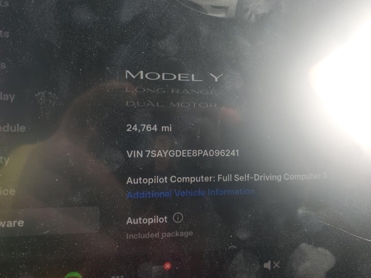 2023 Tesla Model Y VIN: 7SAYGDEE8PA096241 Lot: 92451225