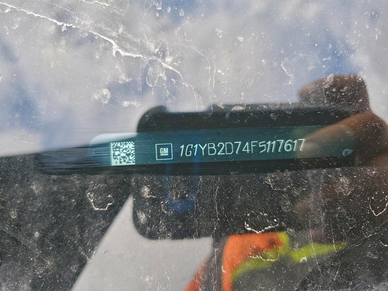 2015 Chevrolet Corvette Stingray 1Lt VIN: 1G1YB2D74F5117617 Lot: 93899475