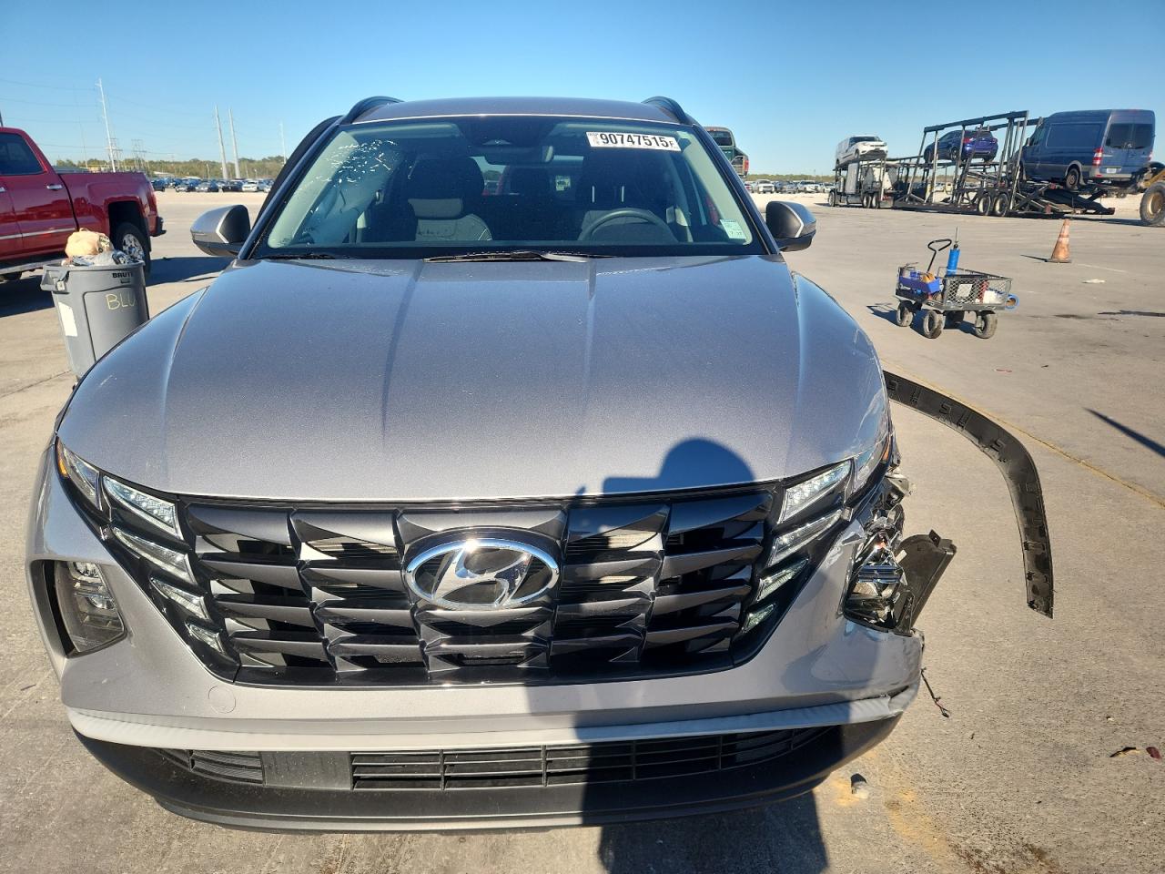 2022 Hyundai Tucson Sel VIN: KM8JB3AE9NU034282 Lot: 90747515