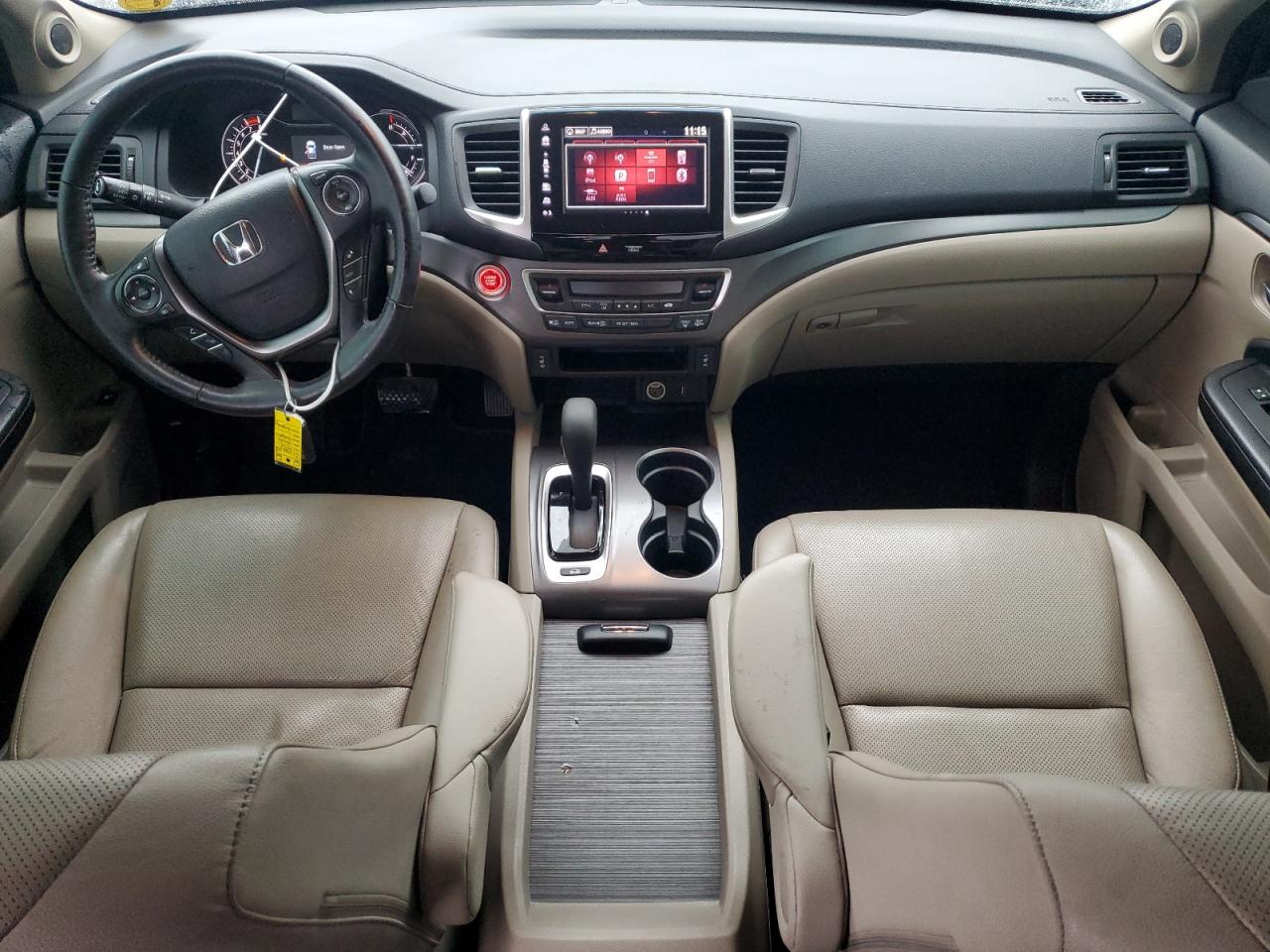 2017 Honda Ridgeline Rtl VIN: 5FPYK3F68HB011536 Lot: 93139805