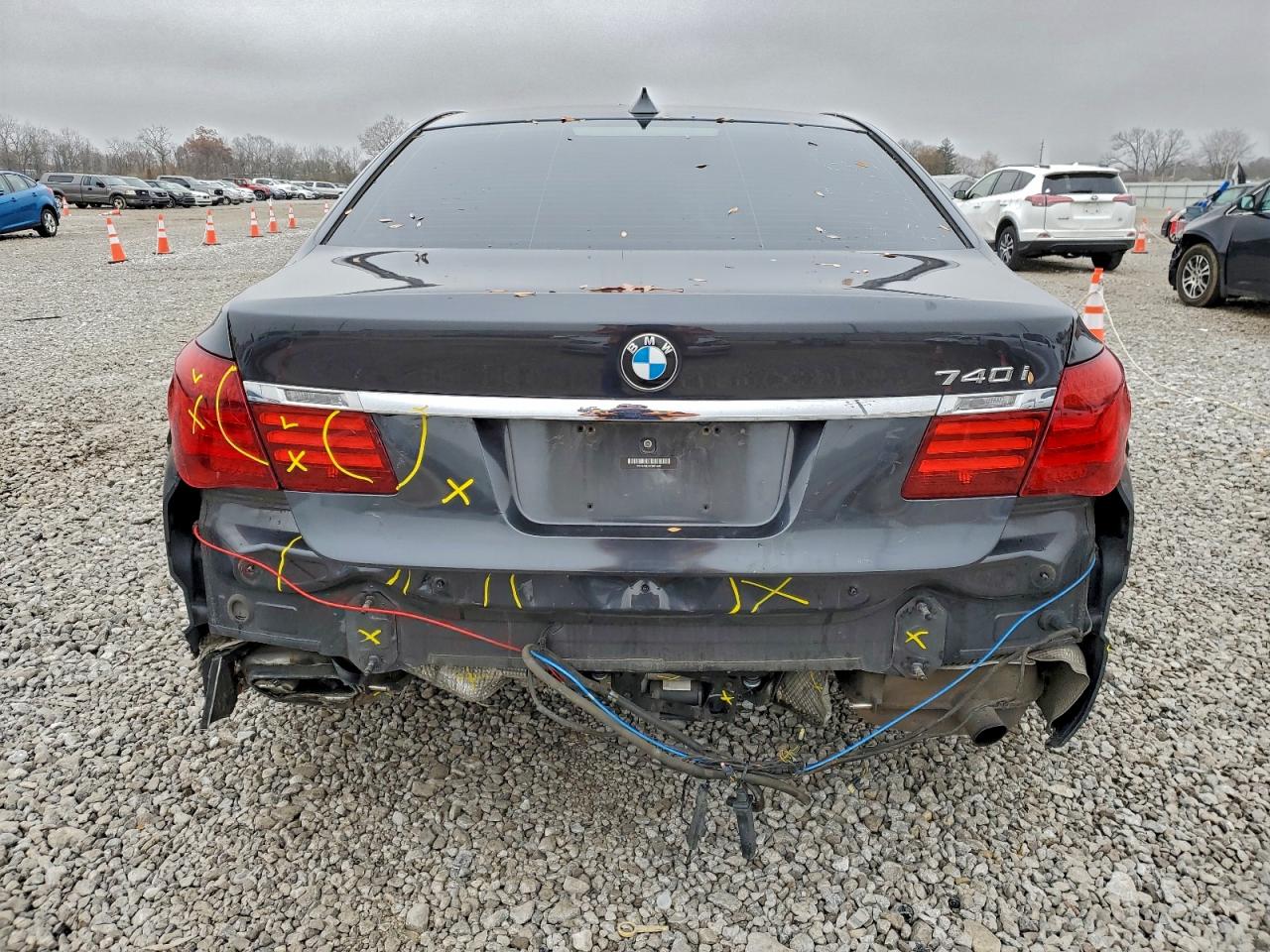 2015 BMW 740 I VIN: WBAYA6C57FGK16581 Lot: 93184615