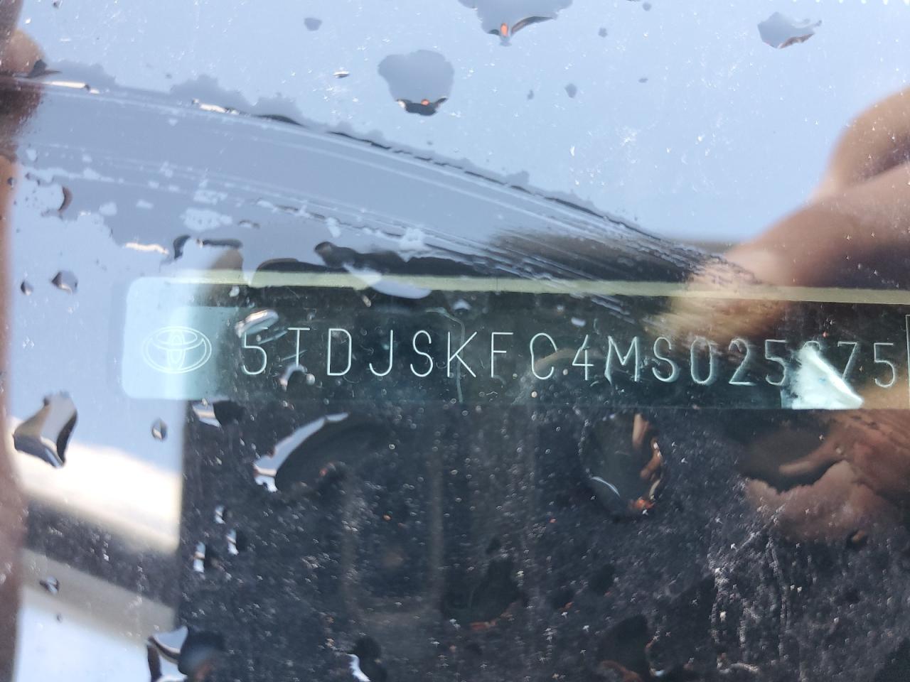 2021 Toyota Sienna Xle VIN: 5TDJSKFC4MS025675 Lot: 91780135