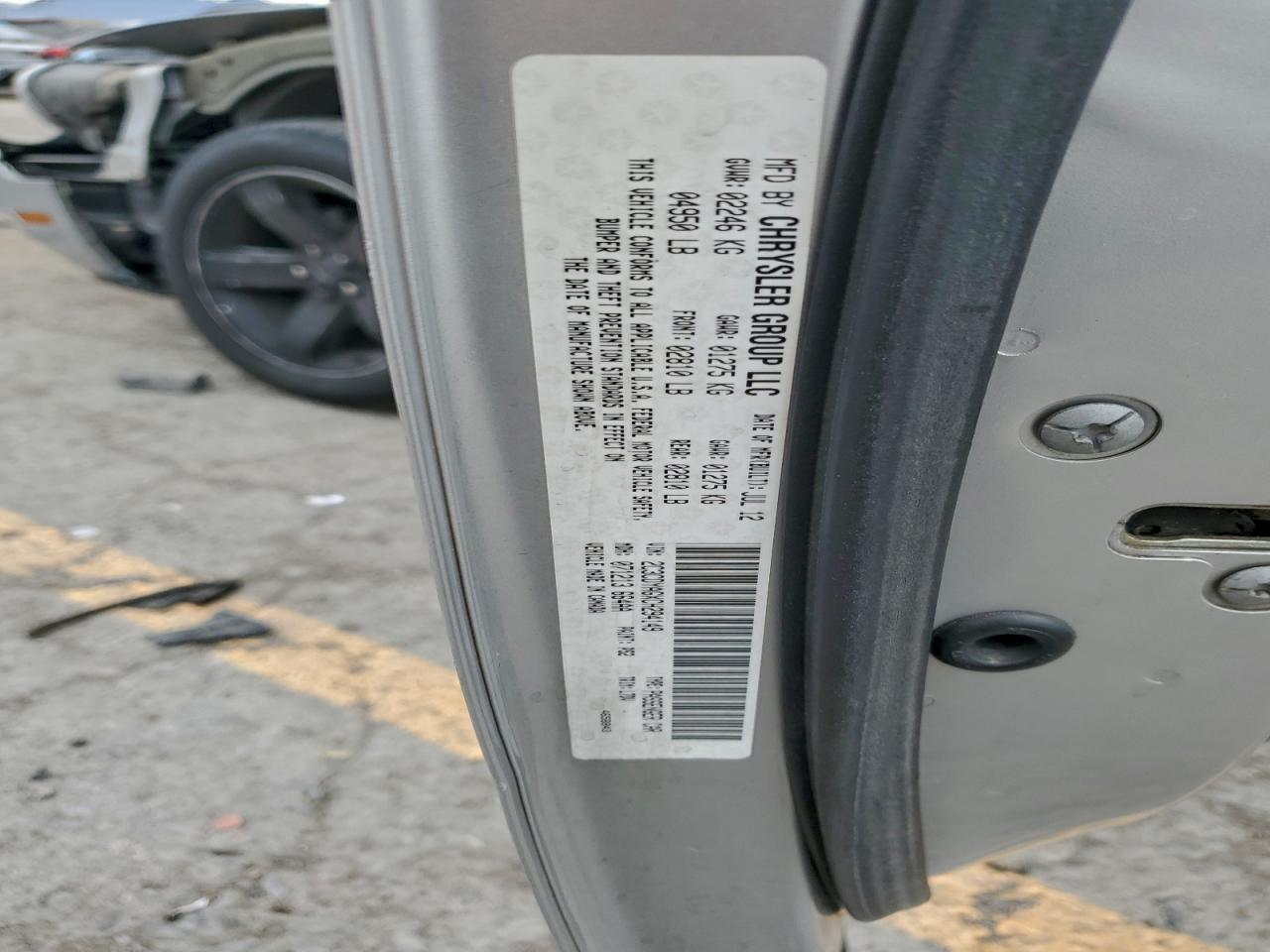 2012 Dodge Challenger Sxt VIN: 2C3CDYAGXCH294149 Lot: 93766615