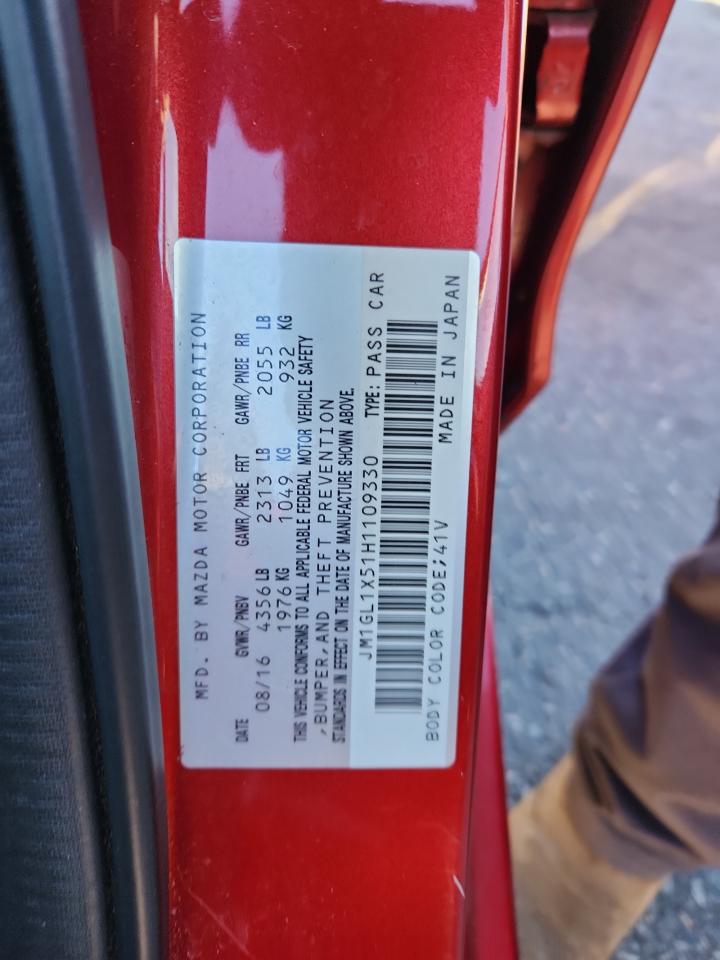 2017 Mazda 6 Grand Touring VIN: JM1GL1X51H1109330 Lot: 93197225