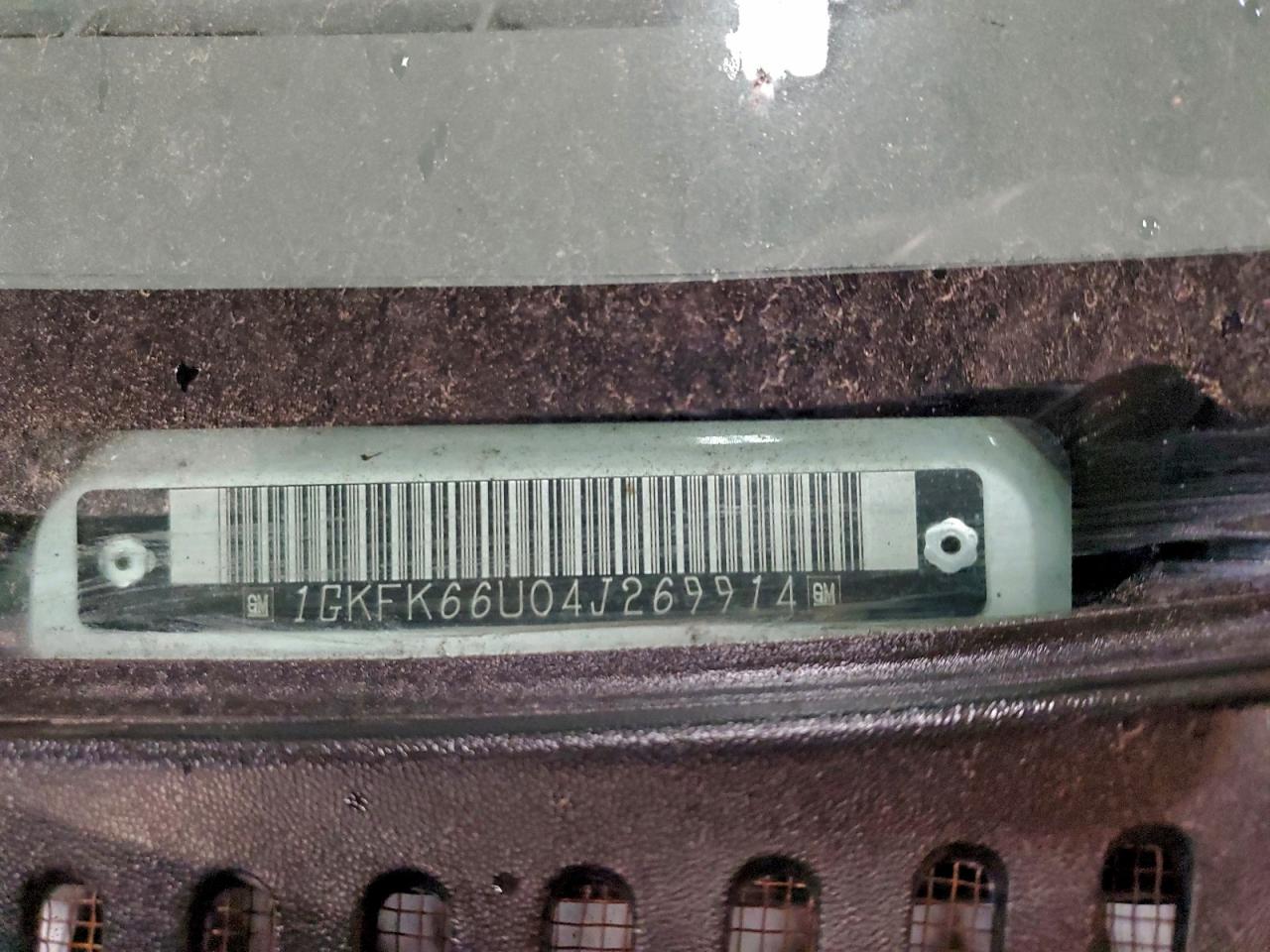 2004 GMC Yukon Xl Denali VIN: 1GKFK66U04J269914 Lot: 93655025