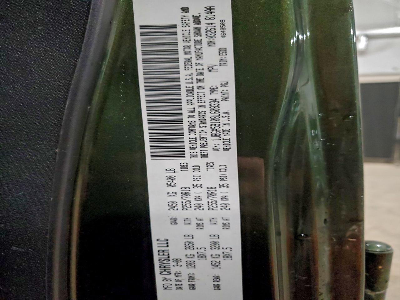 2008 Jeep Wrangler Unlimited Sahara VIN: 1J8GA59108L608334 Lot: 94123835
