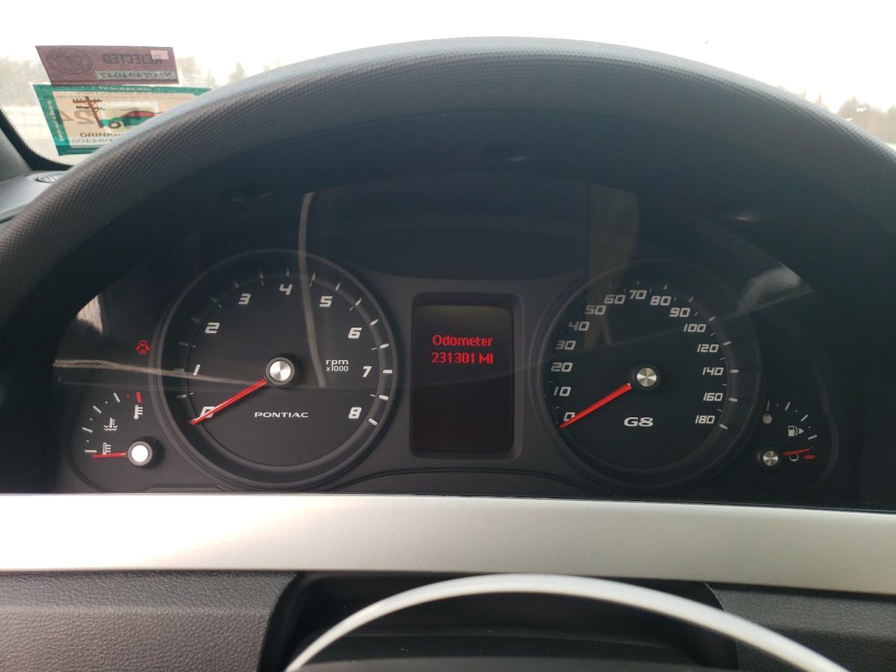 2009 Pontiac G8 Gt VIN: 6G2EC57Y19L194062 Lot: 93971425