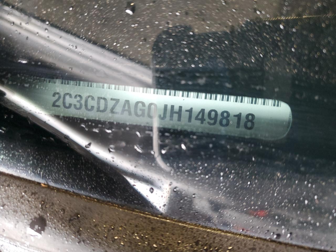 2018 Dodge Challenger Sxt VIN: 2C3CDZAG0JH149818 Lot: 92327095