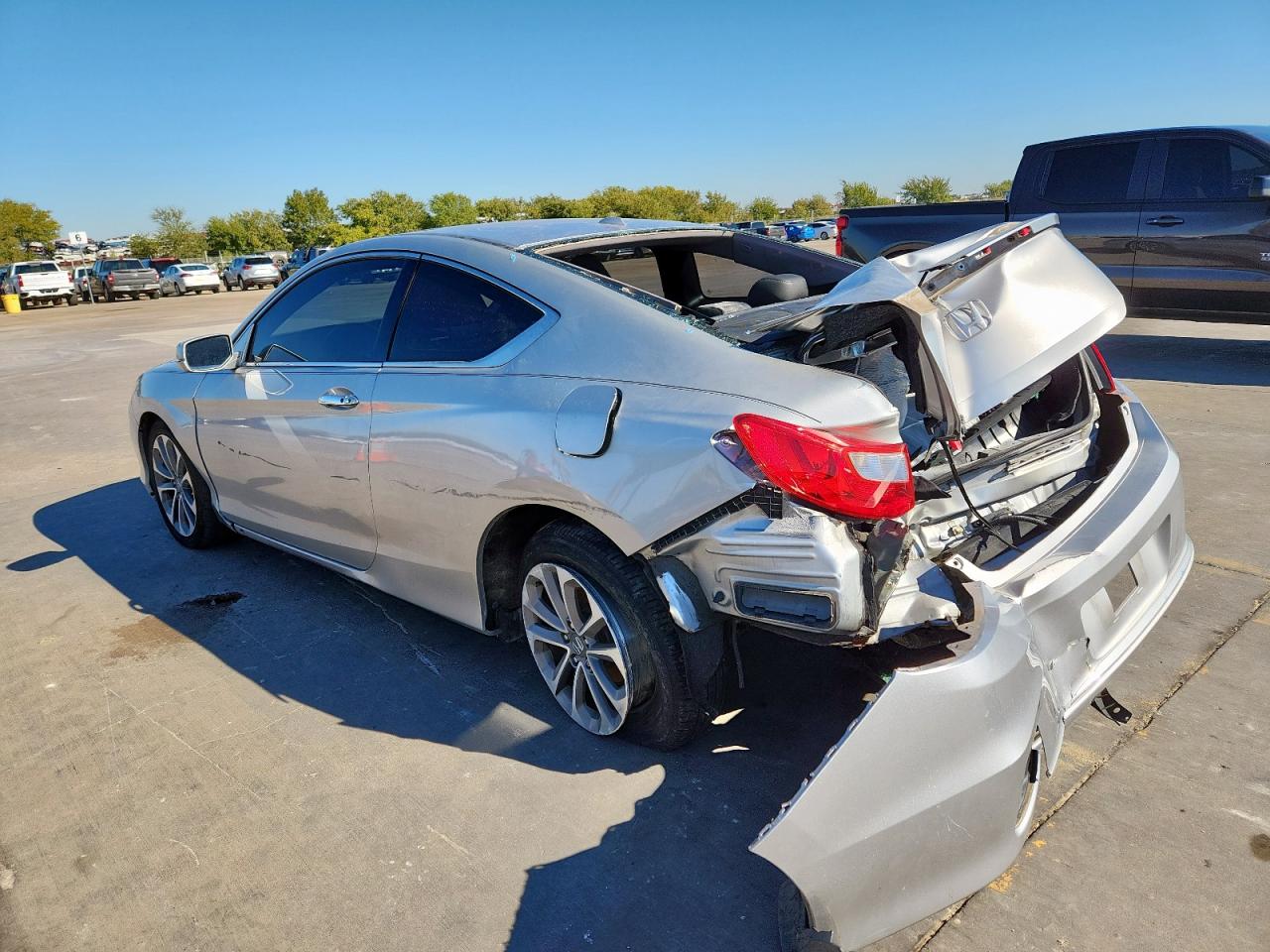 2013 Honda Accord Exl silver null gas 1HGCT2B83DA012082 photo #3