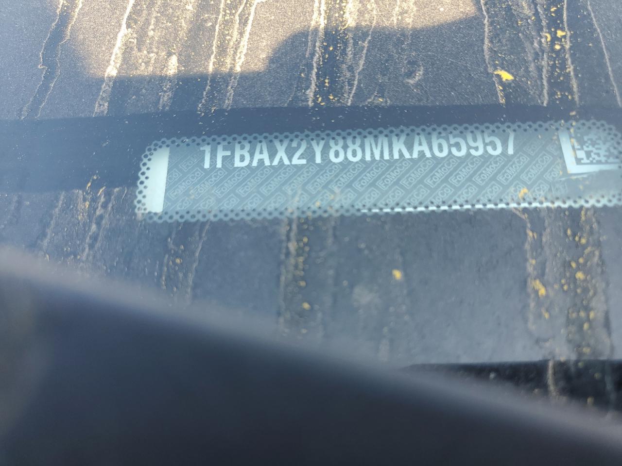 2021 Ford Transit T-350 VIN: 1FBAX2Y88MKA65957 Lot: 85001575