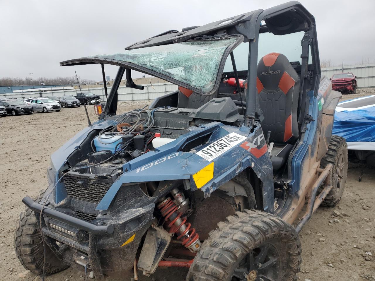 2022 Polaris General Xp 1000 Trailhead Edition VIN: 3NSGXK997NH662130 Lot: 91236745