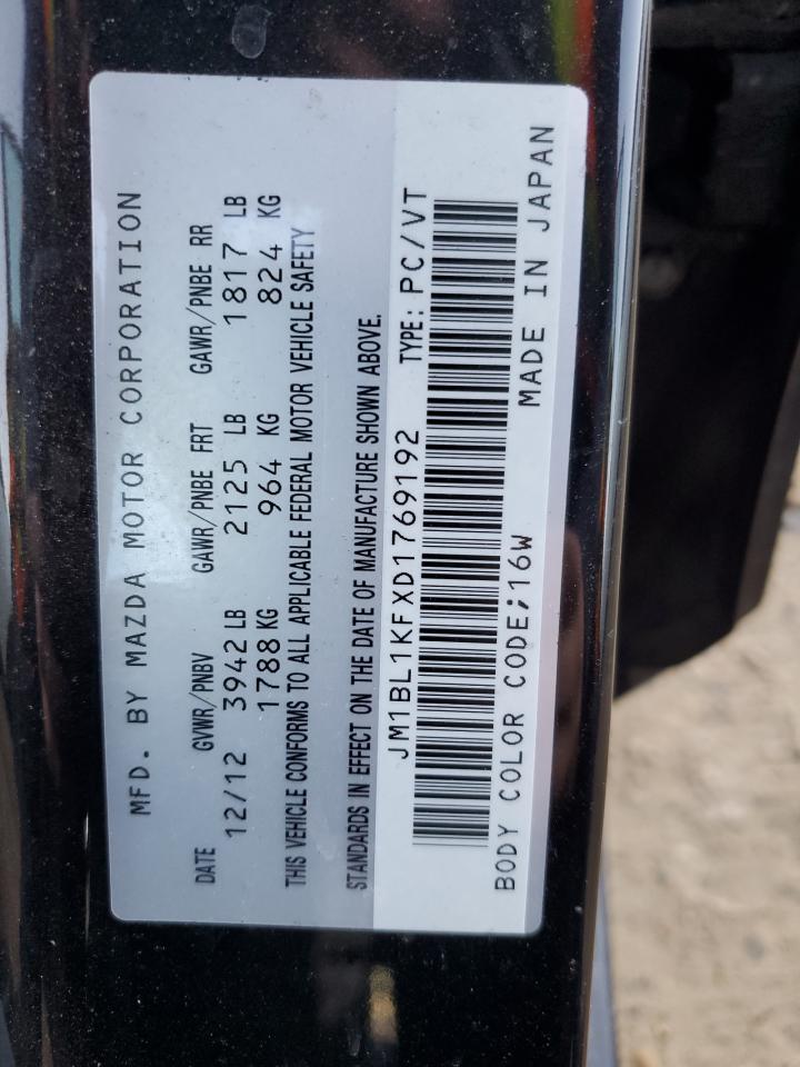 2013 Mazda 3 I VIN: JM1BL1KFXD1769192 Lot: 91127385