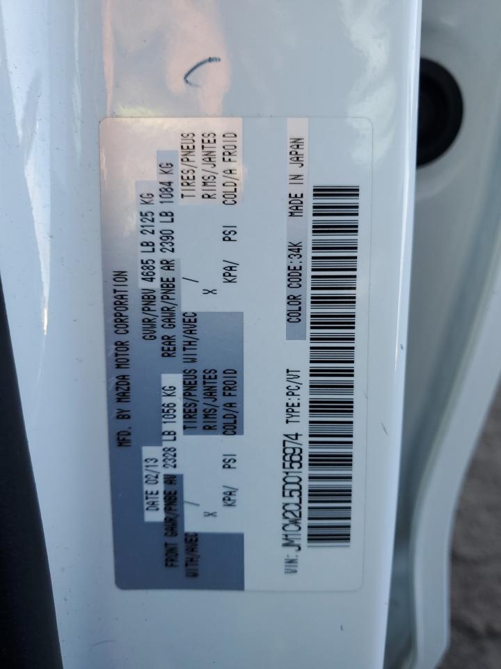 2013 Mazda 5 VIN: JM1CW2CL5D0156974 Lot: 93047835