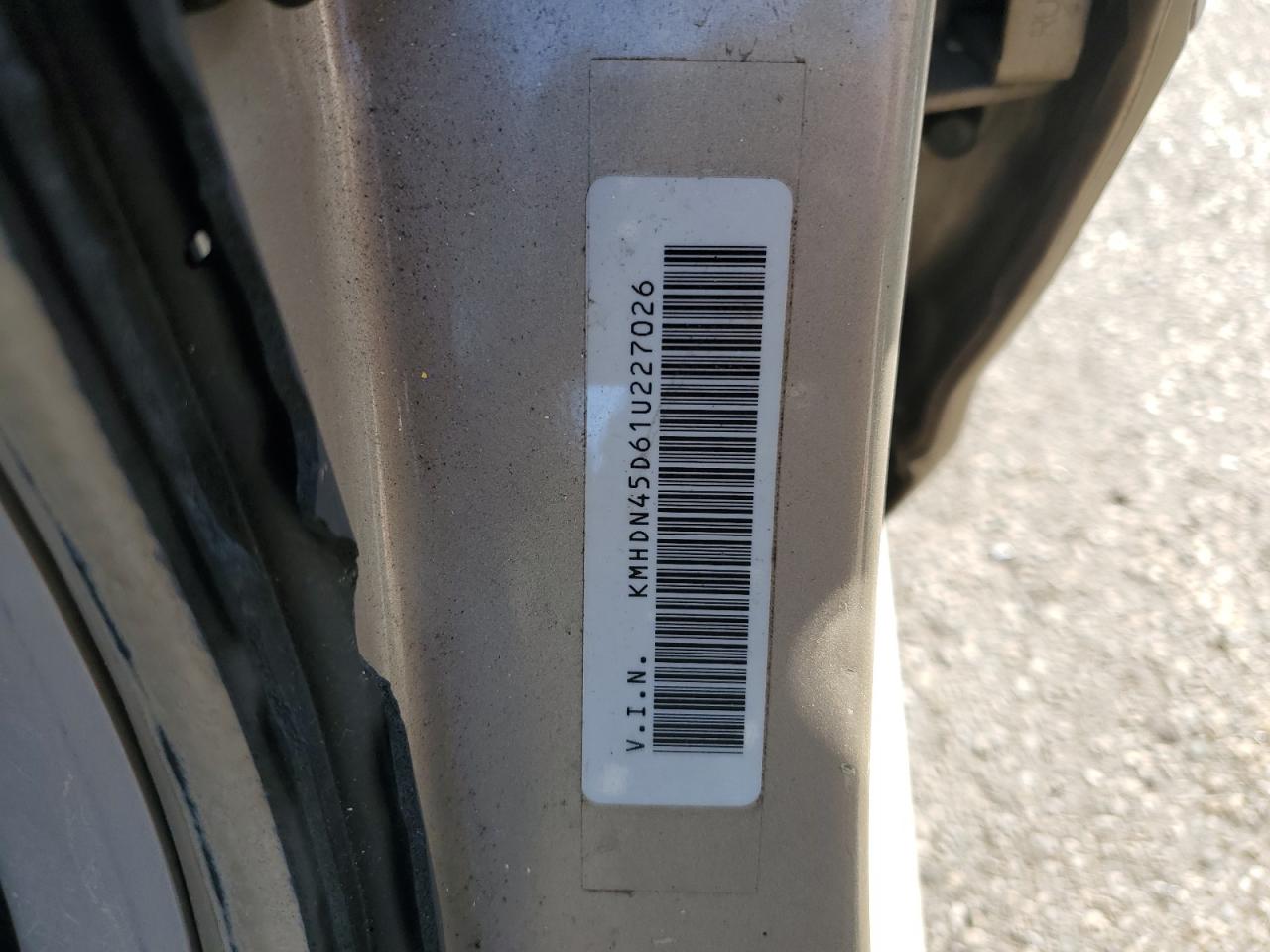 2001 Hyundai Elantra Gls VIN: KMHDN45D61U227026 Lot: 91886725