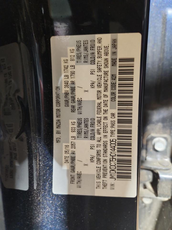 2017 Mazda Cx-3 Touring VIN: JM1DKDC75H0144005 Lot: 93348075