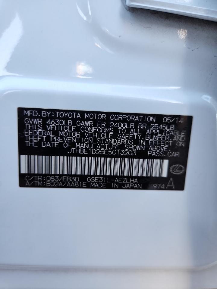 2014 Lexus Is 350 VIN: JTHBE1D25E5013203 Lot: 90859965