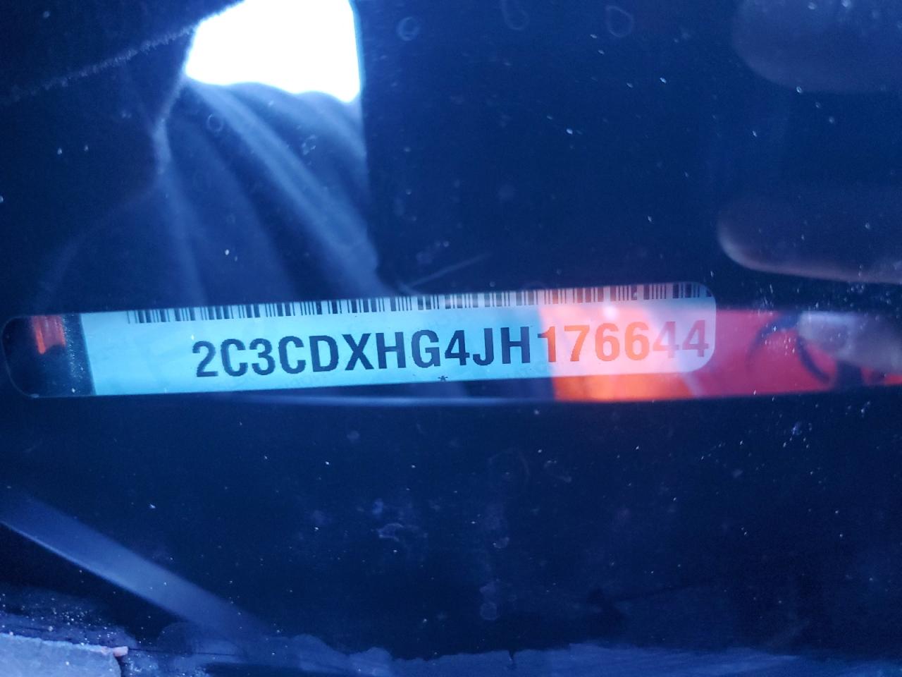 2018 Dodge Charger Sxt Plus VIN: 2C3CDXHG4JH176644 Lot: 92197995