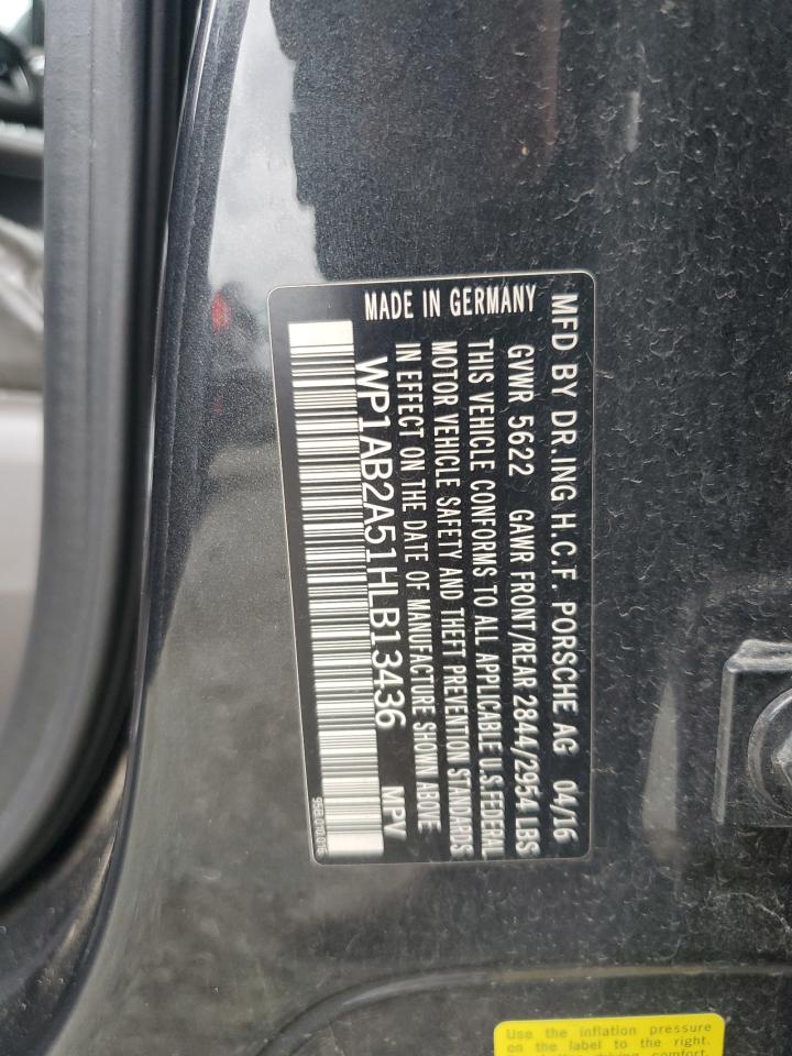 2017 Porsche Macan S VIN: WP1AB2A51HLB13436 Lot: 93312445