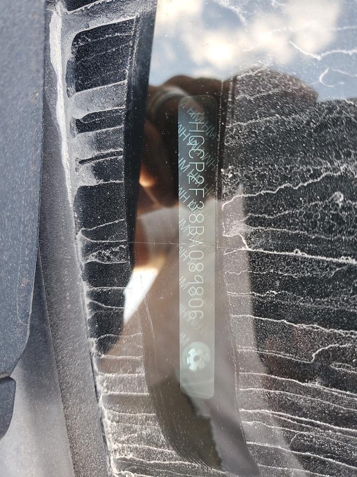 2011 Honda Accord Lx VIN: 1HGCP2F38BA089806 Lot: 92827935