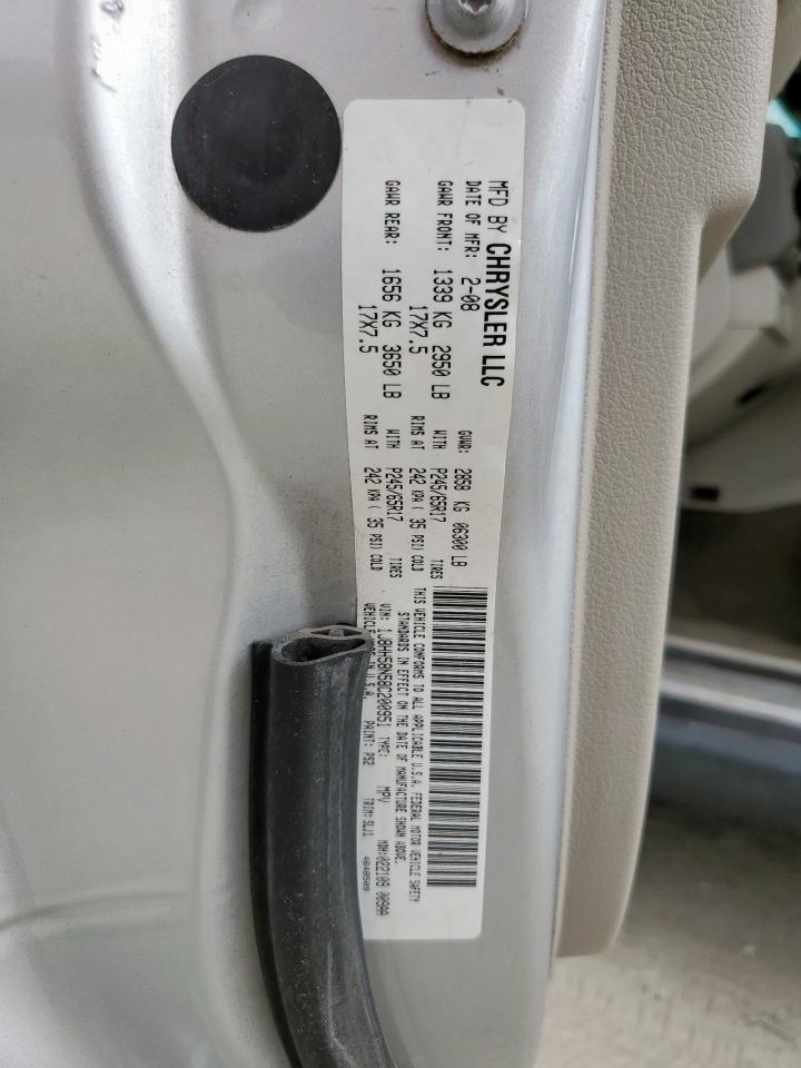 2008 Jeep Commander Limited VIN: 1J8HH58N58C200951 Lot: 92749665