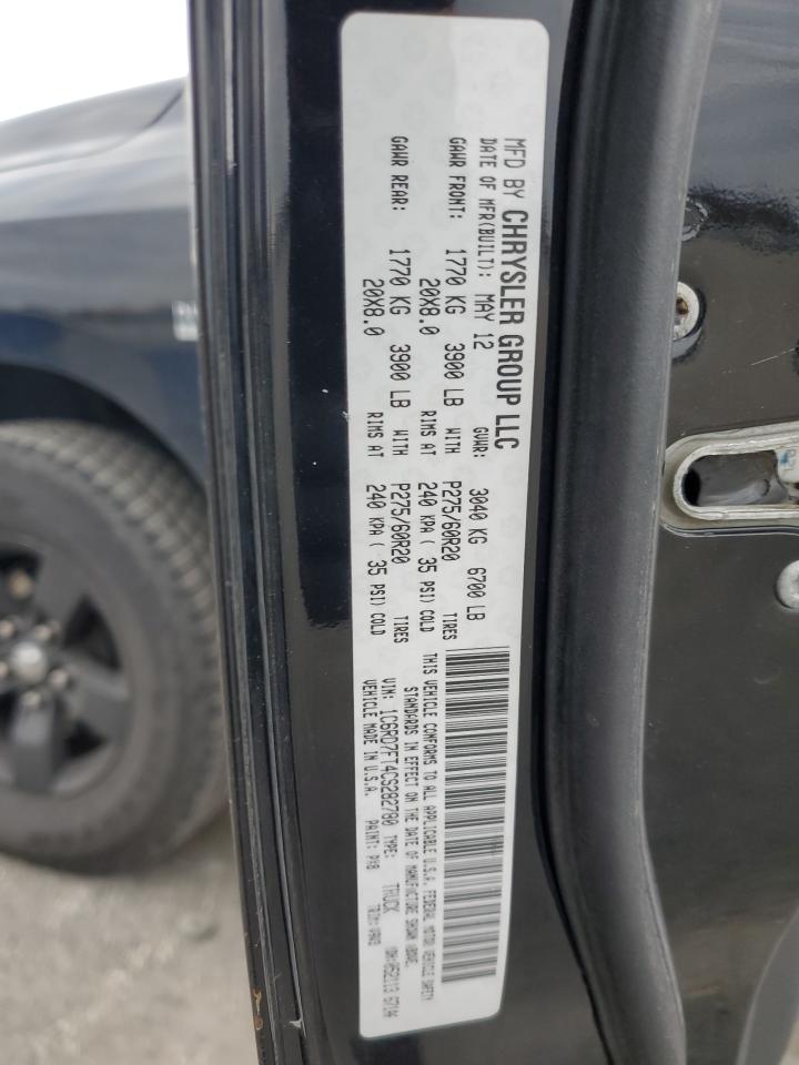 2012 Dodge Ram 1500 St VIN: 1C6RD7FT4CS282780 Lot: 92497535